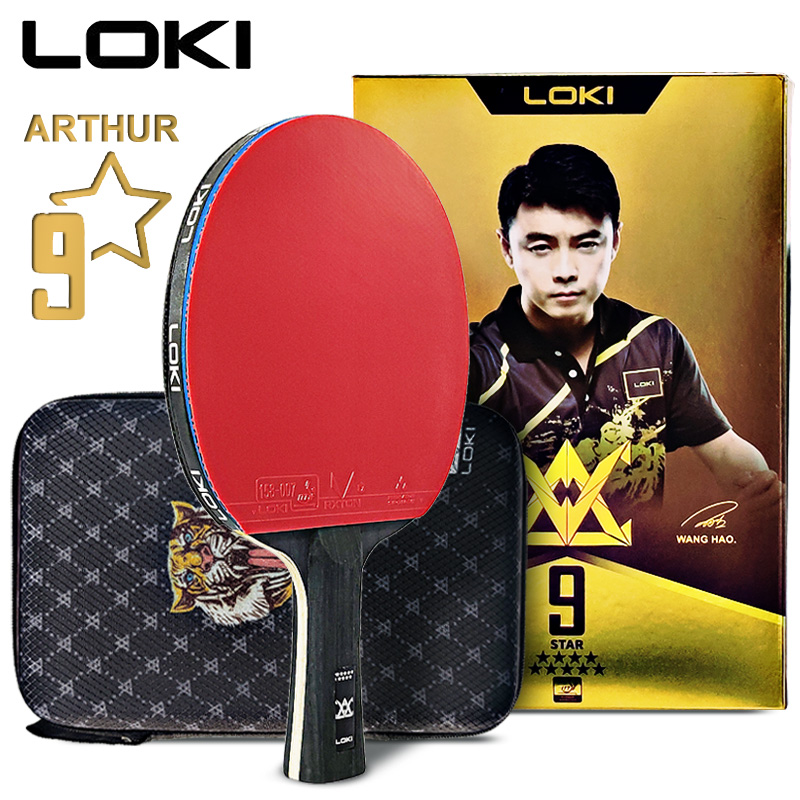 Table Tennis Joola - LOKI ARTHUR 9-sterren tafeltennisracket Carbon offensief