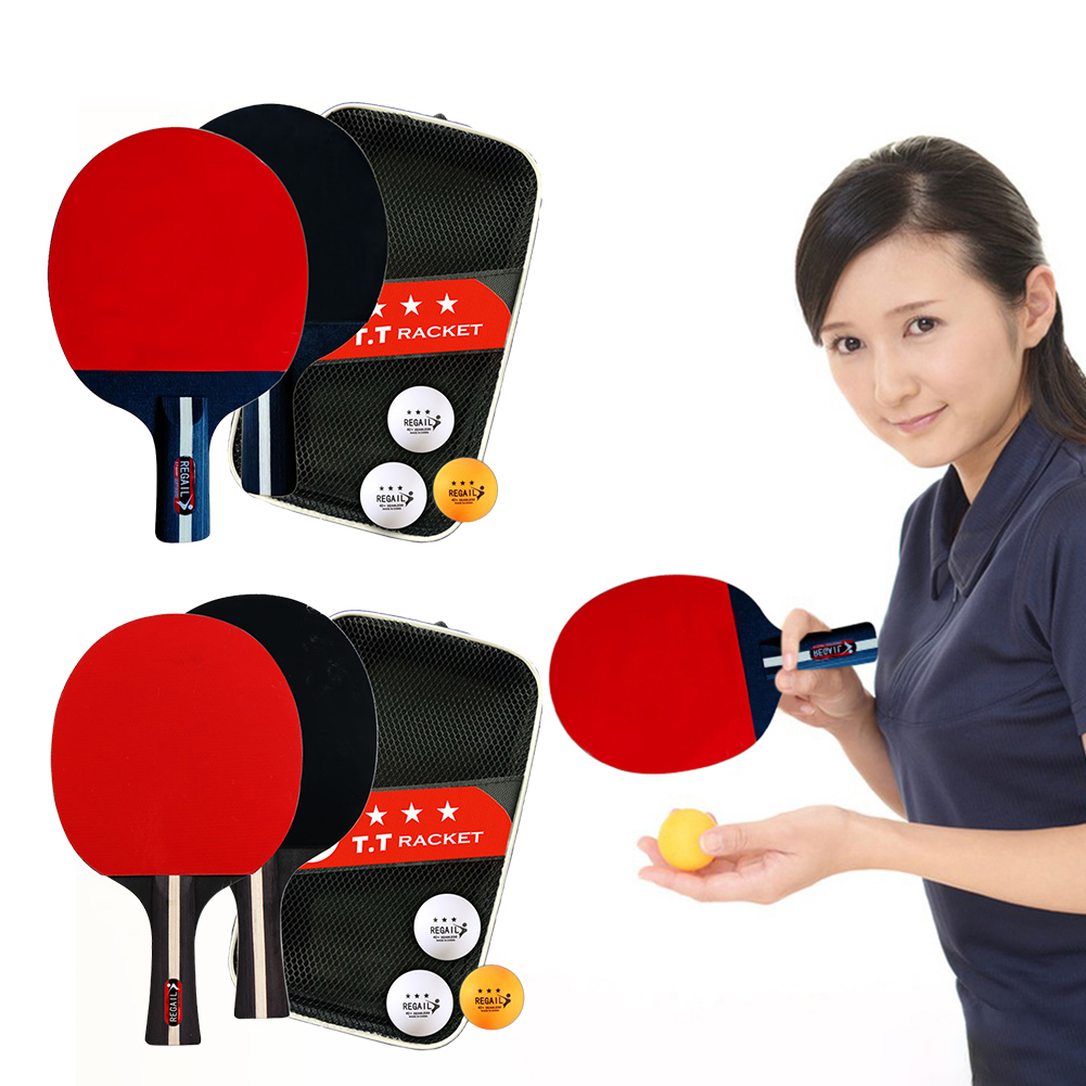 Table Tennis Kit Bag - Tafeltennisset met 2 rackets & 3
