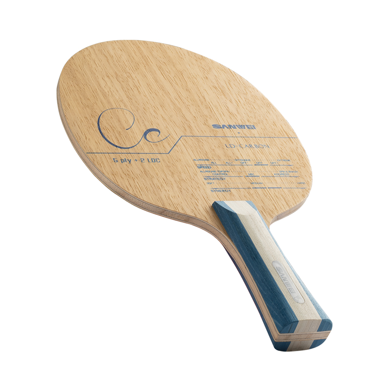 Table Tennis Custom Bat - SANWEI CC CARBON Tafeltennis Blade Racket