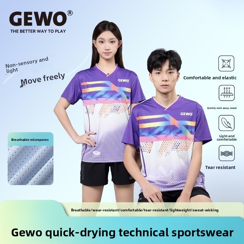 Table Tennis Outfit - Duits GEWO nieuw tafeltennis professionele sport
