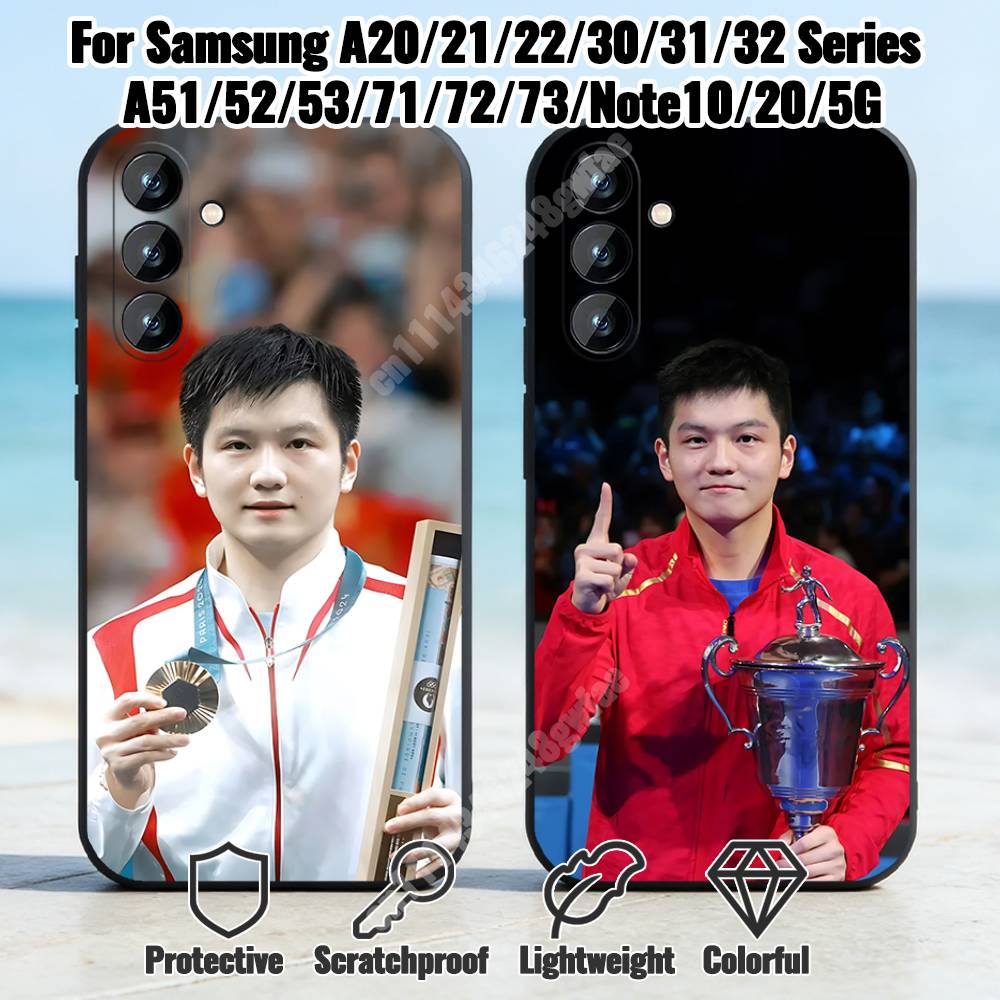 Table Tennis Logo Free - F-Fan Z-Zhendong Tafeltennis Telefoonhoesje voor Samsung
