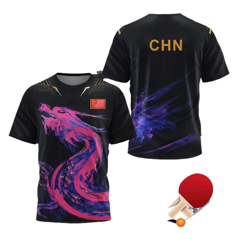 Table Tennis Xu Xin - CHINA Dragon Tafeltennis Grafische T-shirt voor