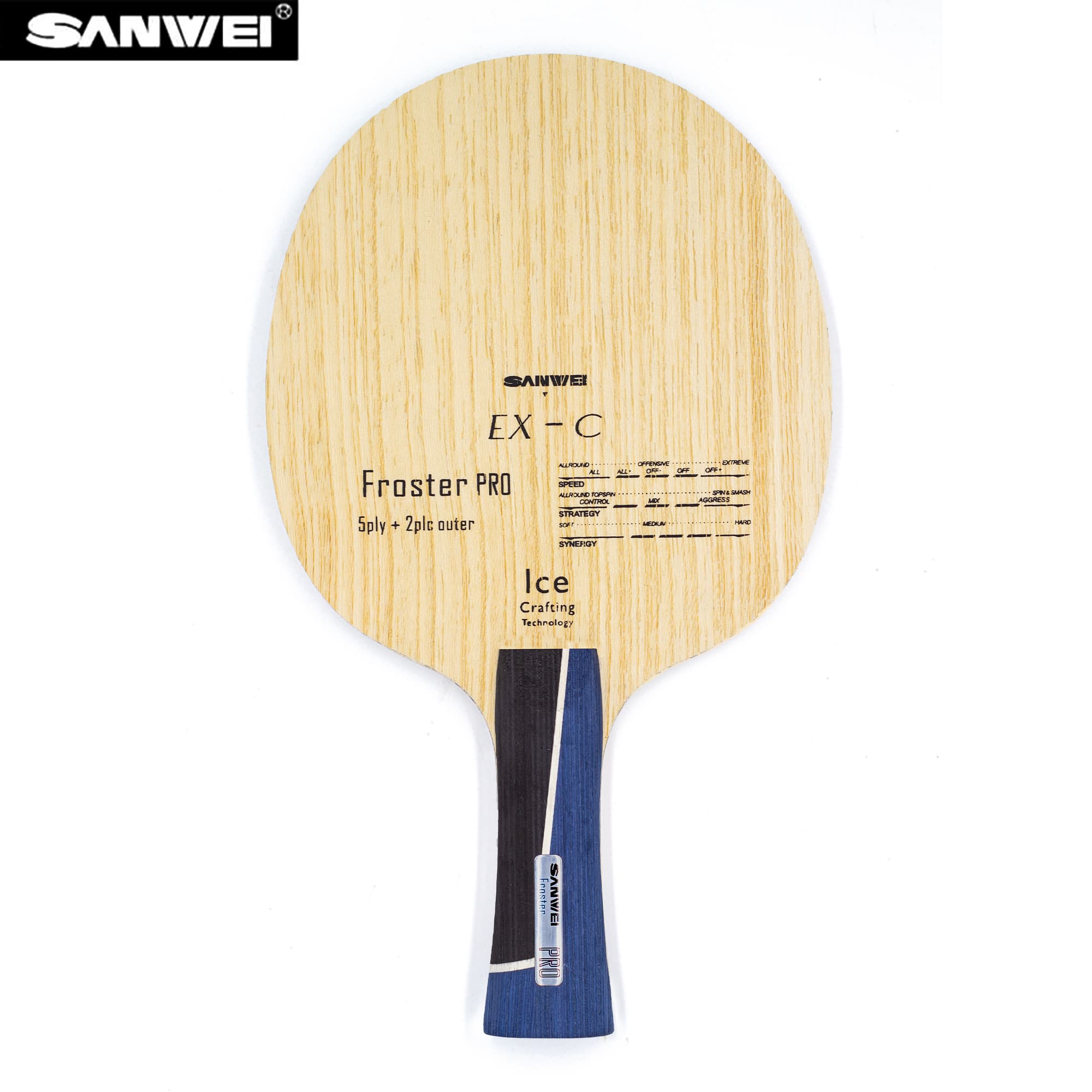 Table Tennis Launcher - SANWEI ALC Tafeltennis Blade Froster Pro
