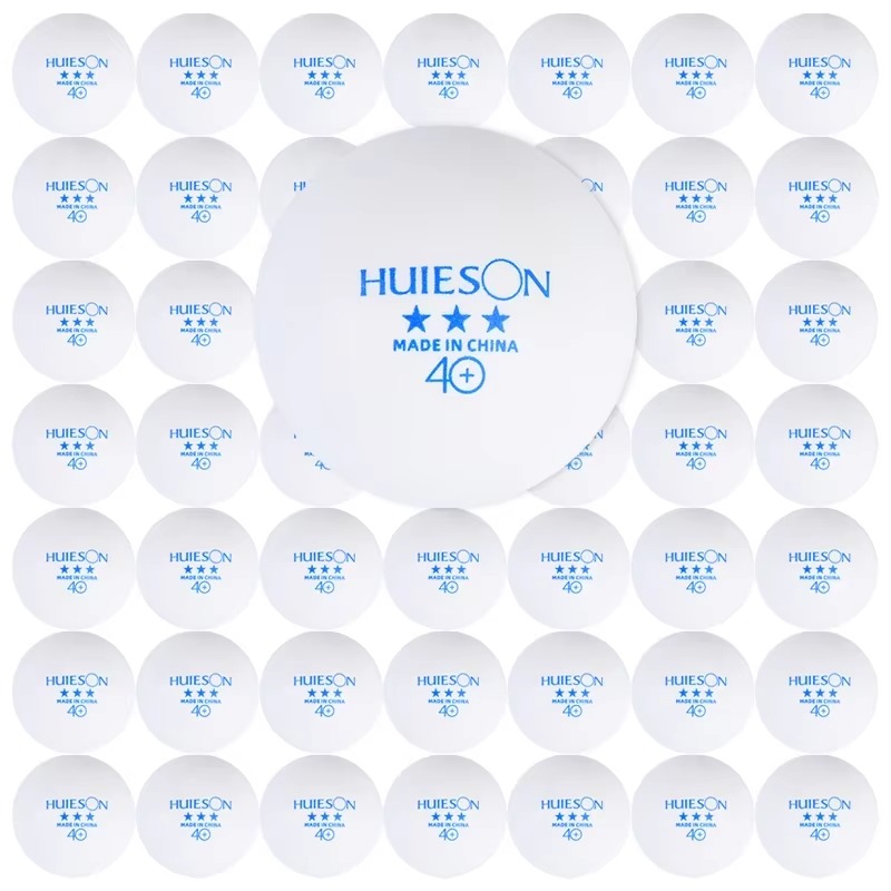 Table Tennis Logo Free - 100 STKS Huieson Blauw Logo Tafeltennisbal