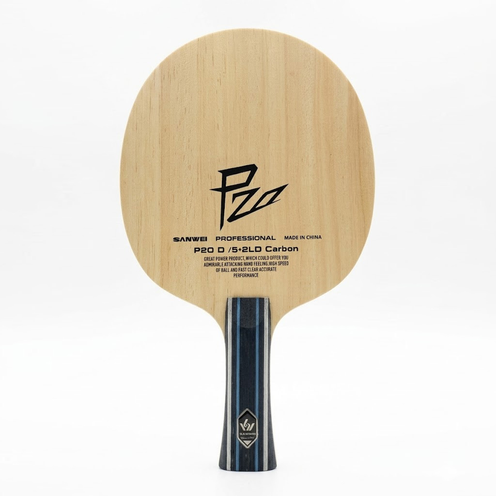 2026 Nieuwe SANWEI P20 D Carbo - Table Tennis Custom Bat recensie en prijs