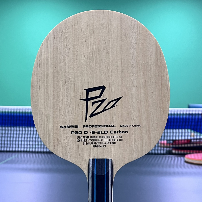 2026 Nieuwe SANWEI P20 D Carbo - Table Tennis Custom Bat recensie en prijs