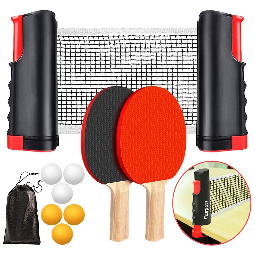 Intrekbaar pingpongnet met fra - Table Tennis Kit Bag recensie en prijs
