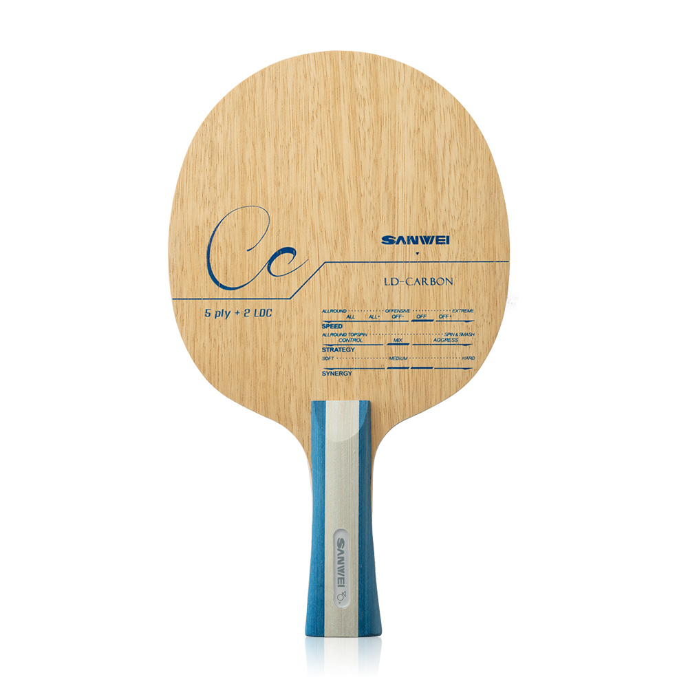 SANWEI CC CARBON Tafeltennis B - Table Tennis Custom Bat recensie en prijs