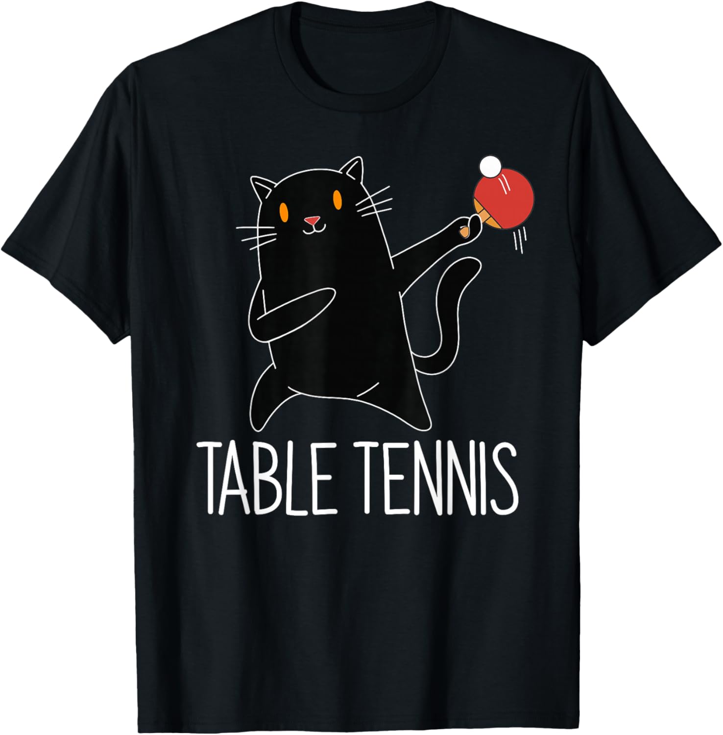 Tafeltennis Zwarte Kat Pingpon - Table Tennis Outfit recensie en prijs