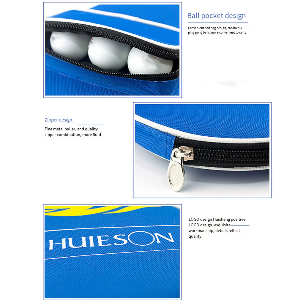 Zwart/blauw Enkele Tafeltennis - Table Tennis Kit Bag recensie en prijs