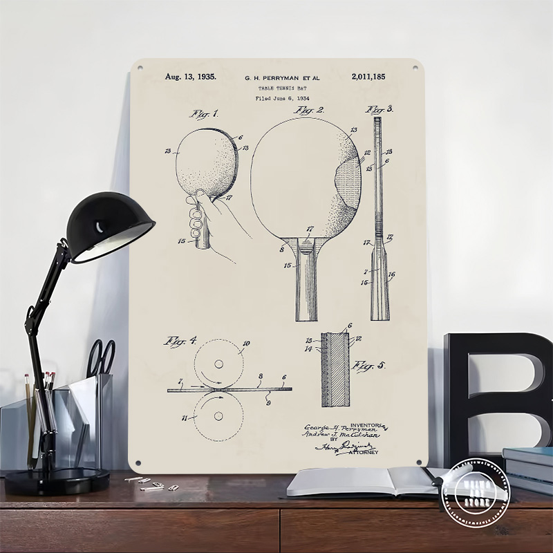 Tafeltennisbat Patent Metalen  - Table Tennis Custom Bat recensie en prijs