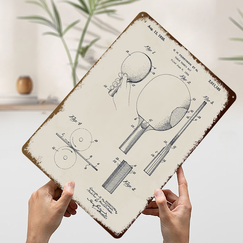 Tafeltennisbat Patent Metalen  - Table Tennis Custom Bat recensie en prijs