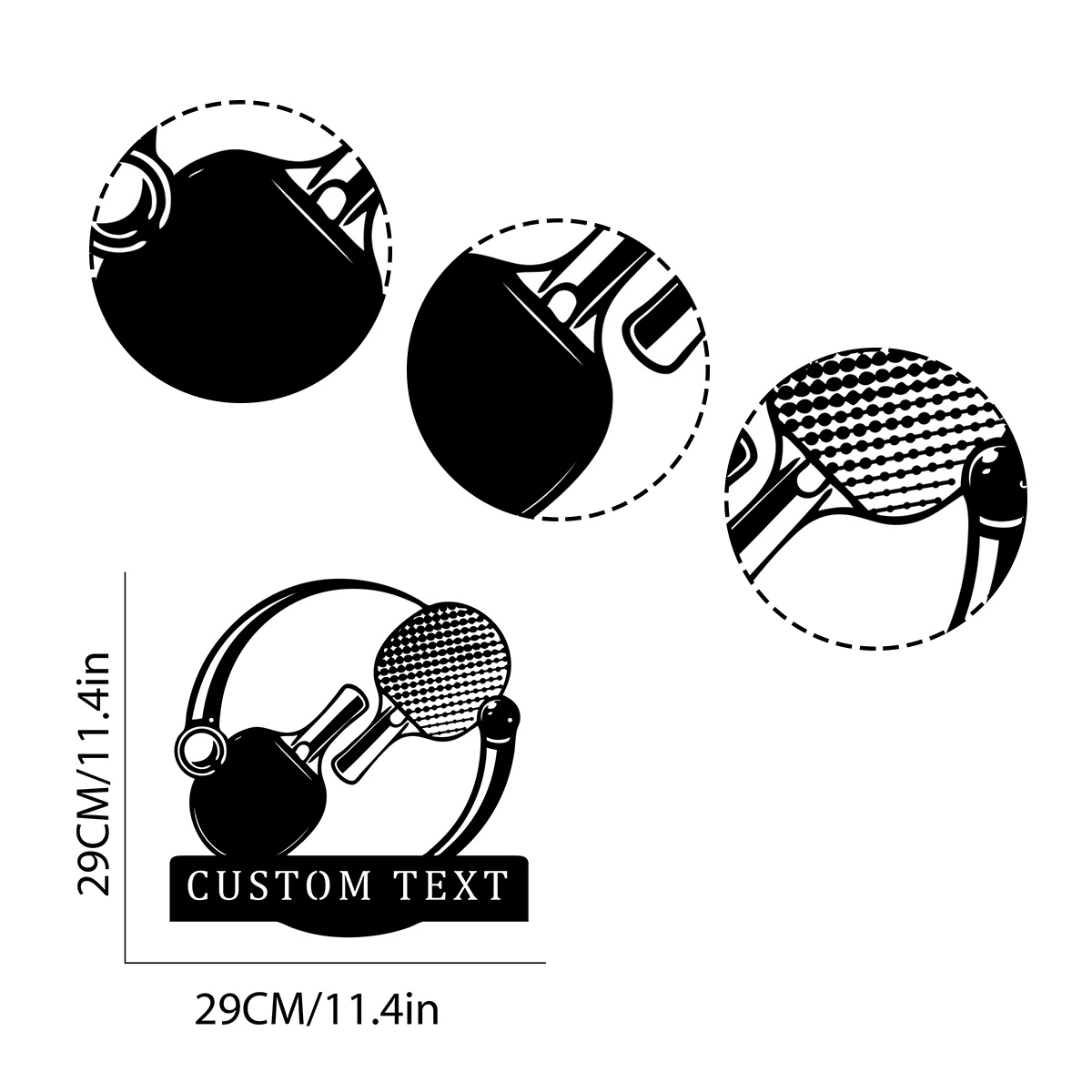 Aangepaste tafeltennis vleermu - Table Tennis Custom Bat recensie en prijs