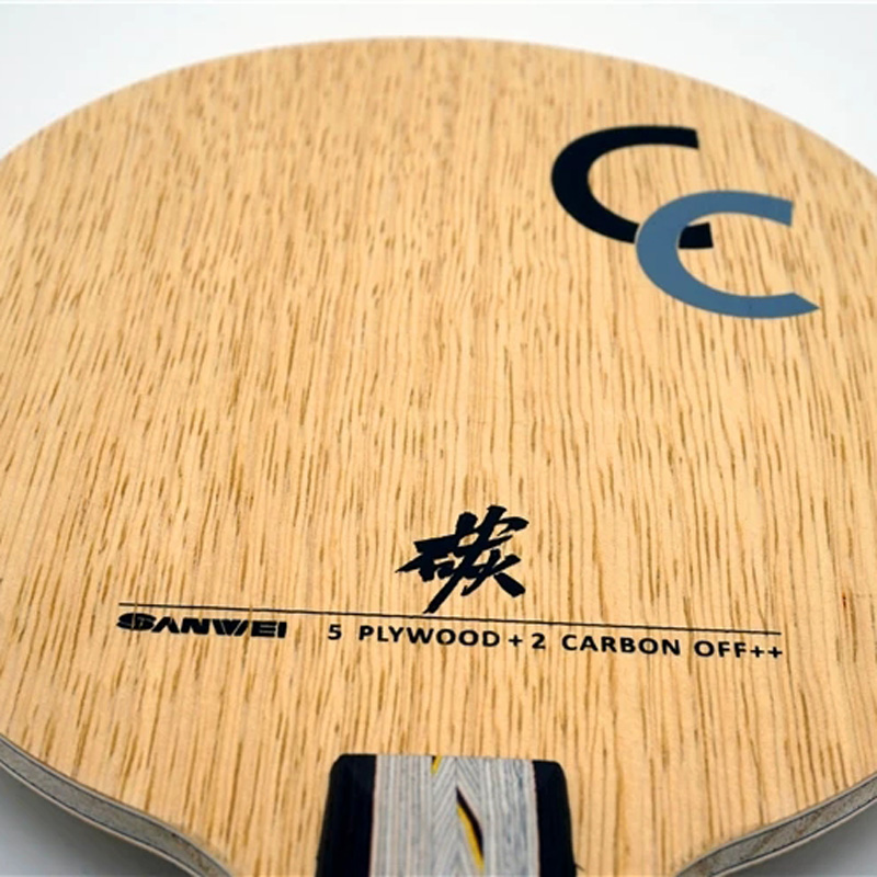 SANWEI CC CLASSIC Carbon Tafel - Table Tennis Custom Bat recensie en prijs