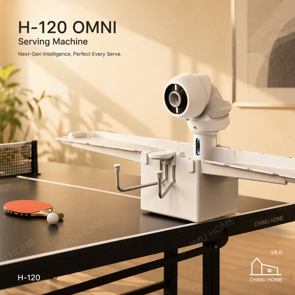 【CHIMU HOME】OMNI Smart Tafelte - Table Tennis Launcher recensie en prijs